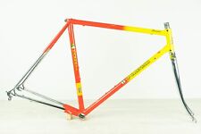 MARNATI VINTAGE FRAME SET ROAD BIKE 52 COLUMBUS SLX STEEL CAMPAGNOLO OLD RED 80S for sale  Shipping to South Africa