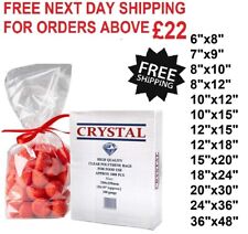 Clear Polythene Food Freezer Storage Bags for Fruit Vegetable 200G - All Sizes, used for sale  Shipping to South Africa