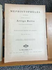Boïto mephistopheles partitio d'occasion  Rennes