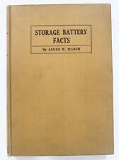Livro automotivo antigo de 1925 - Fatos de bateria de armazenamento por James W. Marsh assinado comprar usado  Enviando para Brazil