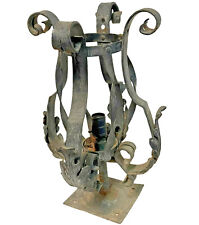 Usado, Antiguos pesado de hierro forjado fuera Victoriano Gótico Post (gas?) Luz 18" X 12" segunda mano  Embacar hacia Spain