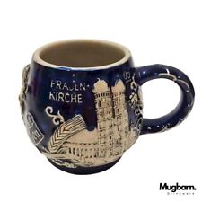 Taza vintage azul y beige hecha en Alemania segunda mano  Embacar hacia Argentina