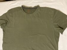 Camisa masculina Kuhl fibra selvagem extra grande cáqui oliva manga curta algodão orgânico comprar usado  Enviando para Brazil