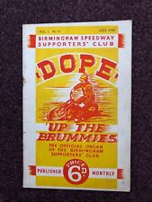 Speedway magazine dope for sale  POOLE