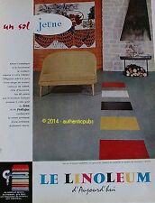 Publicite lino linoleum d'occasion  Cires-lès-Mello