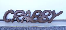 Vtg wood word for sale  Shipping to Ireland