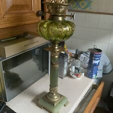 Used, 19th Century Gilt Ormalu And Green Onyx Oil Lamp Base,stunning  for sale  Shipping to South Africa