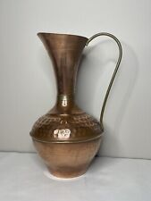 Antique copper pitcher d'occasion  Expédié en Belgium