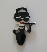 Acrylic lady brooch for sale  BARNSLEY