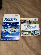 Combo 2 en 1 de Wii Sports y Wii Sports Resort con manuales segunda mano  Embacar hacia Argentina