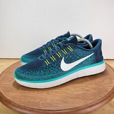 Zapatos para correr Nike Free RN distancia medianoche turquesa para hombre talla 10 827115-301, usado segunda mano  Embacar hacia Argentina