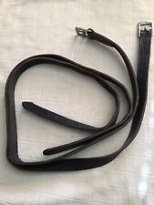 Stirrup leathers black for sale  ASHFORD