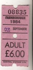 Admission entry ticket for sale  MIDHURST