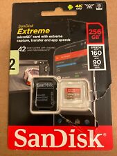 New SanDisk 256GB Ultra Micro SDXC Memory Card U3 A2 4K UHD with SD SDHC Adapter for sale  Shipping to South Africa