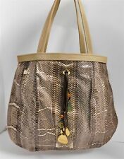 R&Y Augousti Genuine Watersnake Skin Large Tote Bag for sale  Shipping to South Africa