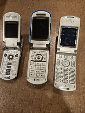 Zestaw 3 vintage telefonów z klapką Motorola *Nieprzetestowane* na sprzedaż  Wysyłka do Poland