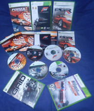 Xbox 360; Forza Motorsport 2 & 3, PGR 3, w/Manuals, Grid, Need For Speed Rivals, used for sale  Shipping to South Africa