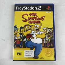 The Simpsons Game Sony PlayStation 2 PS2 PAL Jogo Completo + Manual PAL, usado comprar usado  Enviando para Brazil