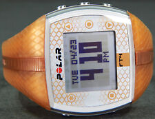 POLAR FT4 HEART RATE MONITOR DIGITAL WRIST WATCH ORANGE TANGERINE NEW BATTERY, used for sale  Shipping to South Africa