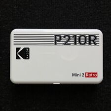 Impresora fotográfica instantánea portátil blanca portátil Kodak Mini 2 P210R retro 2,1"x3,4 segunda mano  Embacar hacia Argentina