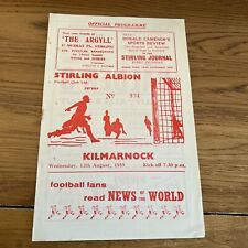 Stirling albion kilmarnock for sale  TROON