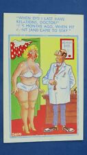 Risque comic postcard for sale  BROUGH