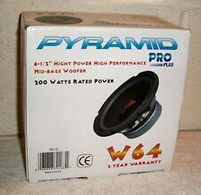 PYRAMID W64 PRO Plus 200 Watts 6.5" de alta potência Hi Performance Woofer Mid Bass comprar usado  Enviando para Brazil