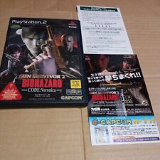 PS2 Resident Evil Code Veronica Gun Survivor 2 bom estado número de gerenciamento comprar usado  Enviando para Brazil