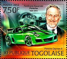 Togo postfrisch MNH Auto Ferdinand Porsche Cayman S Coupe Sportwagen Deutschland comprar usado  Enviando para Brazil