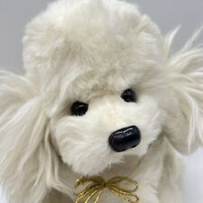 Russ Caress Soft Pets 11” Poodle Fofo Branco Pelúcia Cachorro de Pelúcia Brinquedo Vintage comprar usado  Enviando para Brazil
