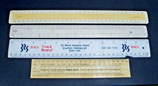 Vintage rulers plastic for sale  LOANHEAD