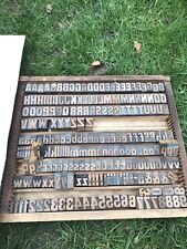 Vintage wooden letterpress for sale  EPSOM