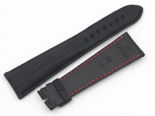 Omega Watch Band 24mm Original Sport Rubberized Sardillion Promo Black Red for sale  Shipping to South Africa