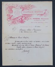 Facture 1914 pharmacie d'occasion  Nantes-