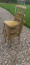 Banqueting chairs gold for sale  MARLBOROUGH