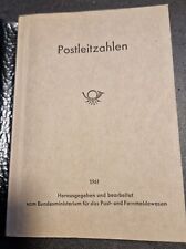 Postleitzahlenbuch 1961 bundes gebraucht kaufen  Norderstedt