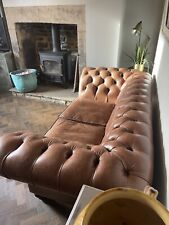 Sofas saxon leather for sale  BOLTON