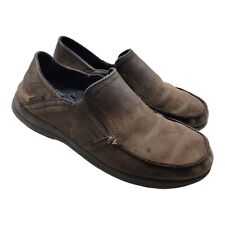 Usado, Zapatos Crocs Hombre 11 Triple Confort Santa Cruz Convertible Cuero Mocasín Sin Cordones  segunda mano  Embacar hacia Argentina