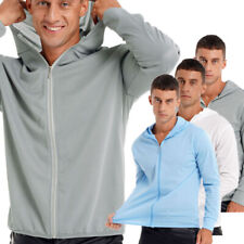 Camiseta com capuz masculina UPF 50+ proteção solar pele manga longa pesca ao ar livre comprar usado  Enviando para Brazil