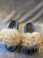 Women fur slides for sale  Provo