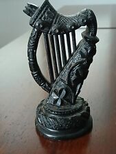 Raros motivos antigos de trevos de harpa celta irlandesa esculpida em carvalho do século XIX comprar usado  Enviando para Brazil