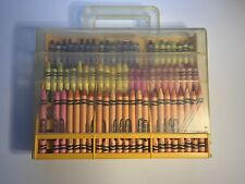 Funda de lápiz vintage 1987 Crayola 72 afilador incorporado con lápices segunda mano  Embacar hacia Argentina
