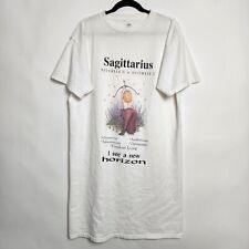 Camisa vintage años 90 Katz Sagitario signo del zodiaco gran tamaño para hombre OSFA manga corta segunda mano  Embacar hacia Argentina