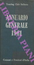 Tci annuario generale usato  Italia