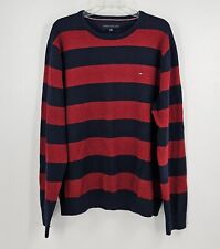 Suéter pulôver casual listrado azul vermelho GG masculino Tommy Hilfiger comprar usado  Enviando para Brazil