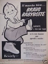 Publicité 1958 chaussures d'occasion  Compiègne
