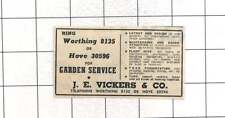 1958 vickers garden for sale  BISHOP AUCKLAND