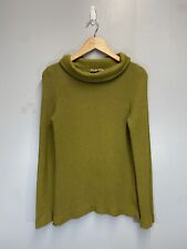 Seasalt Olive Gallium Jumper Sweater Roll Neck Size 10 Cotton Cashmere Blend for sale  Shipping to South Africa