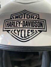 Usado, Harley-Davidson HD capacete facial completo protetor facial médio e bolsa branca com microfone/cordão comprar usado  Enviando para Brazil