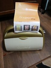 Cricut Cuttlebug Machine Gold/ Ivory w/ Instruction Booklet Only for sale  Shipping to South Africa